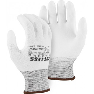37-3435 Majestic® Cut-Less Diamond Seamless Knit Dyneema Diamond Gloves with Polyurethane Palm Coating